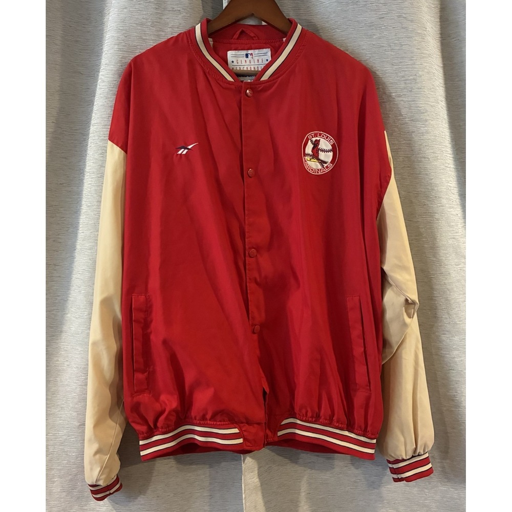 Vintage Reebok St. Louis Cardinalโ General Merchandise windbreaker jacket XXL